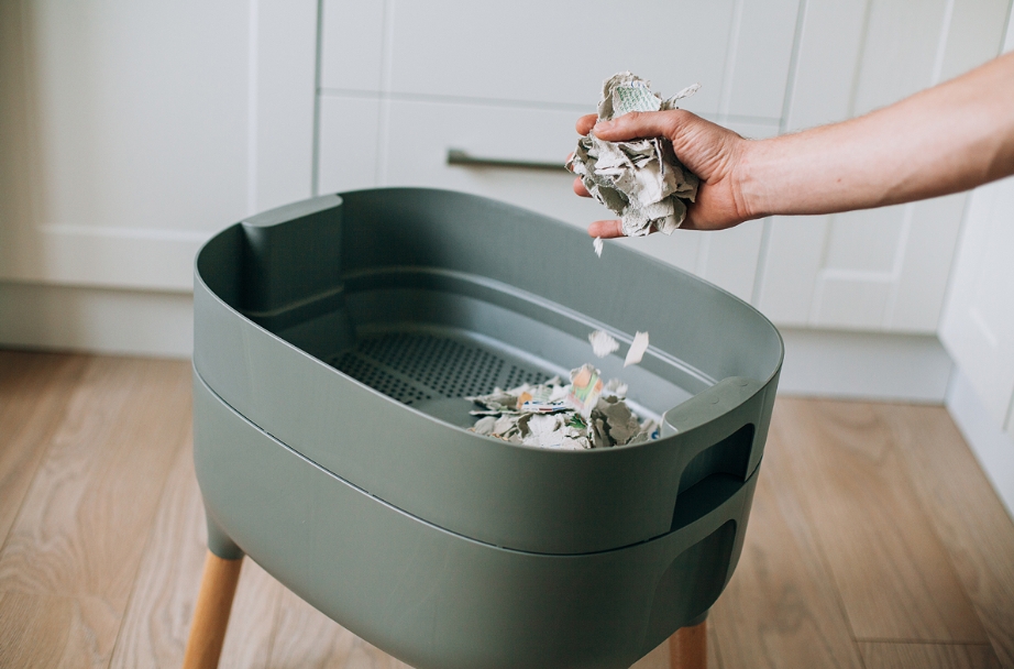 vermikompostér - podstielka